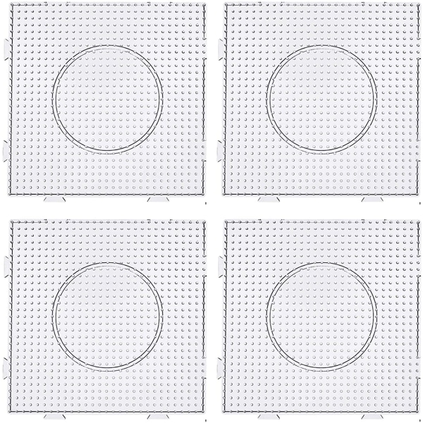 Bead Boards Plast PegBoards Kits Square Clear for Kids