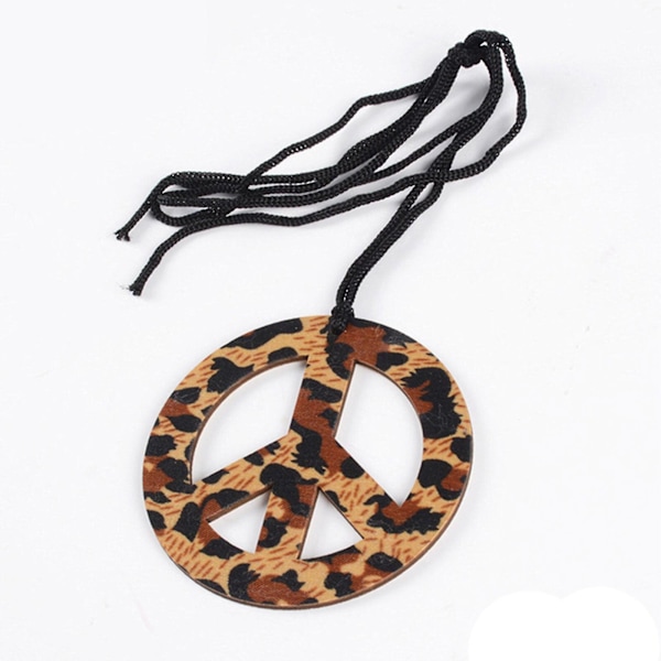 Beste 5-delers Hippie Kostymetilbehør for Kvinner, 60-talls 70-talls Fancy Dress Hippie Sett A3 A3 XL