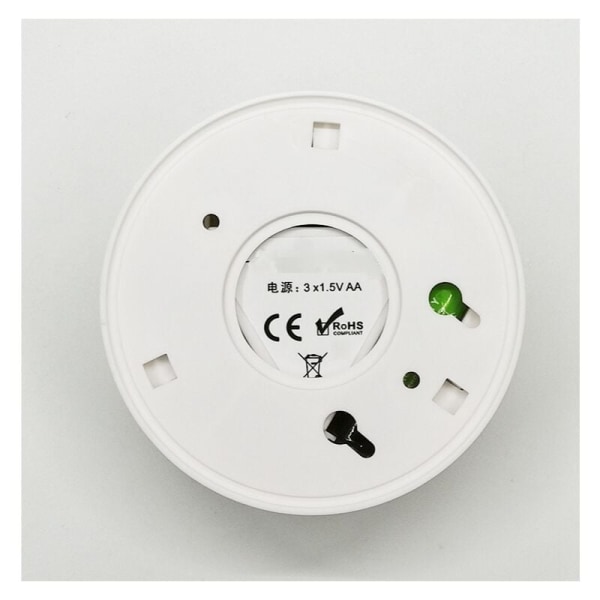 Harmful gas detector, round white