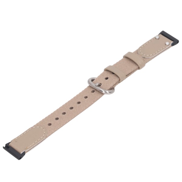 Erstatnings klokkebånd for Fitbit Inspire 3 Sporty Style Justerbar Pustende Canvas Armbånd i Apricot