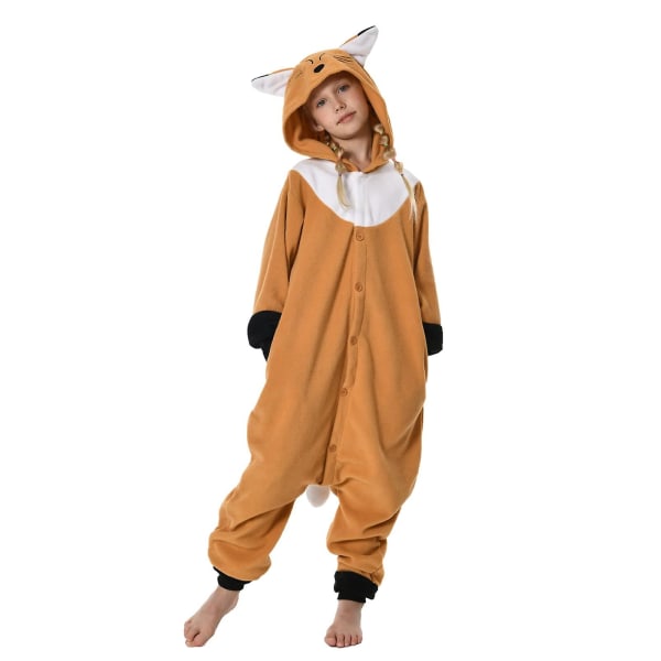 Unisex-lasten Onesie-pyjaman pehmoasu Söpö Halloween-asu K fox 115