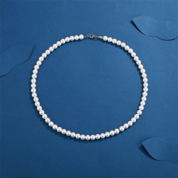 Imitert perlekjede menns enkle håndlagde perler 2023 ny