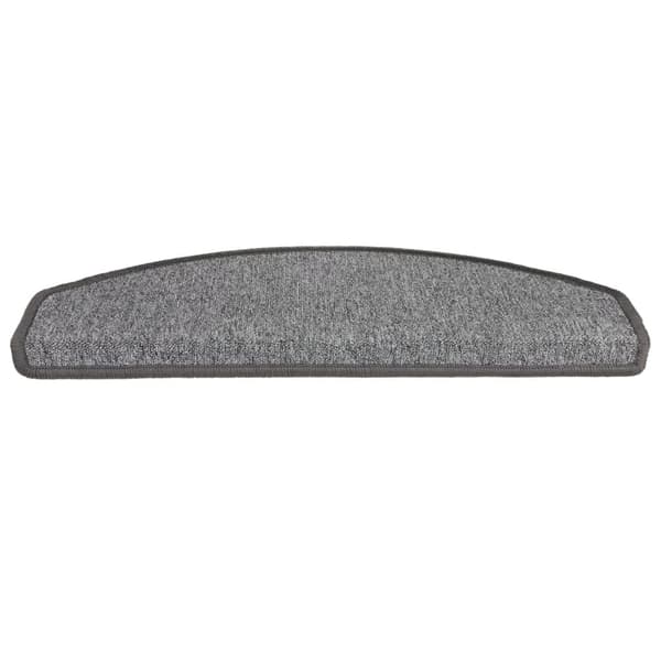 15 stk. Trappetrinnmatter mørkegrå 65x24x4 cm Grey grå