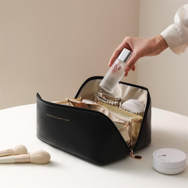 Rymlig Necessär - Perfekt för Resan - Makeup bag Beige Beige
