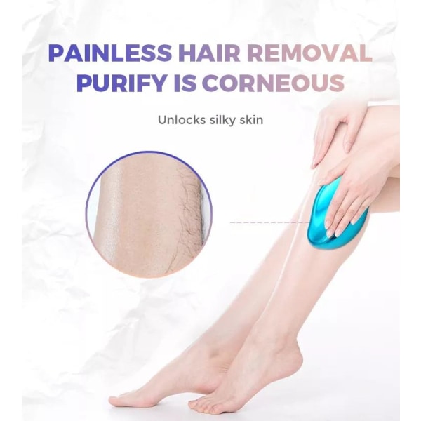 Crystal Hair Eraser NY - Smärtfri hårborttagning epilator LILA purple