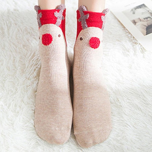 Nye og sjove julefest sokker B 6 Pairs