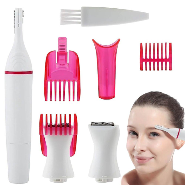 3i1 Epilator / Barbermaskine til Ansigt og krop White Vit