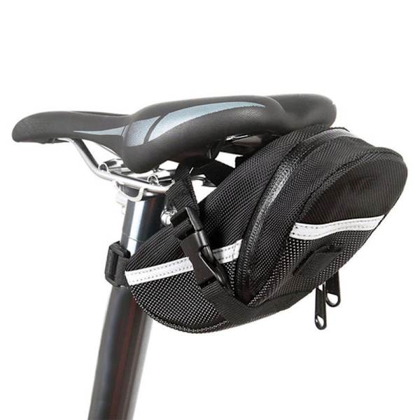 Sadel taske til cykel, vandafvisende Svart
