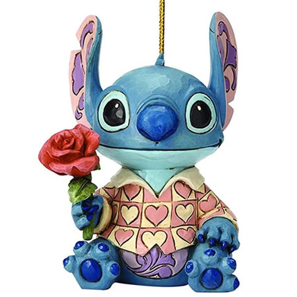 Cartoon Lilo And Stitch Xmas Tree Hanging Decor Christmas Party Pendant Ornaments Gift A