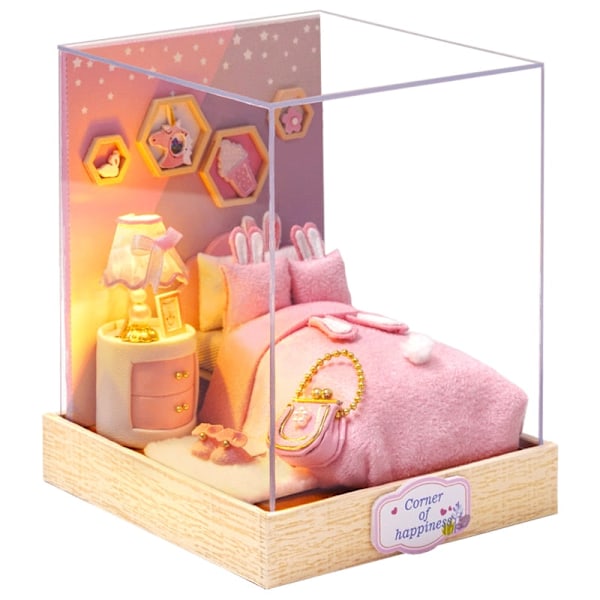 Cutebee DIY Nukkekoti 1/36 mittakaavan miniatyyri nukkekoti Japanilainen puutarharakennussarja Lelut lapsille Syntymäpäivälahjat QT28