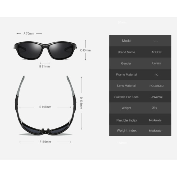 Polariserte Sportssolbriller Driving shades For Men