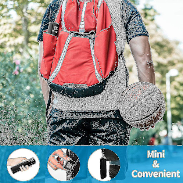 Elektrisk bollpump, smart luftpump Bärbar snabb bolluppblåsning med exakt tryckmätare och digital LCD-skärm för fotboll basket volleyboll
