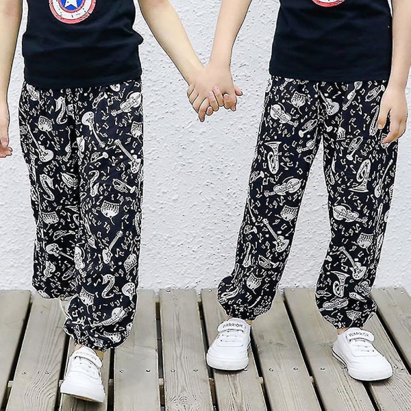 2-12 Years Kids Hippie Harem Casual Pants Trousers CMK Musical Instrument 11-12 Years
