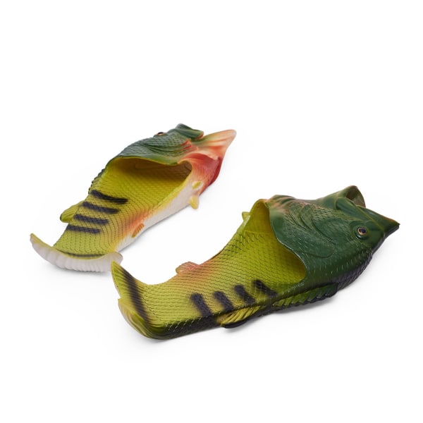 Flip Flops tøfler, sandaler, bassslider, stranddusjsko green 38—39