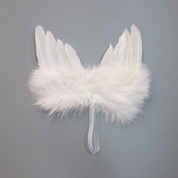 24 stk Newborn Baby Angel Wings Feather Photo Prop Cosplay