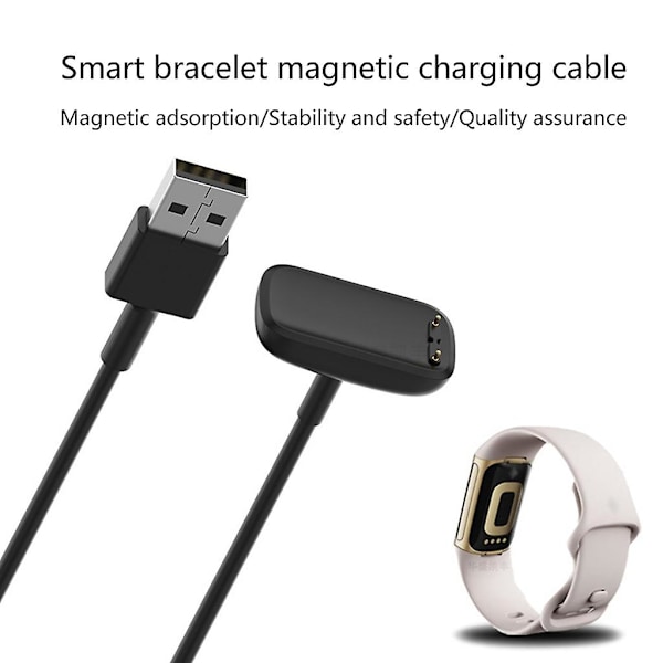 Opladningsbase Kabeloplader Ledning Til Charge 5 Armbåndsur Ac 0.5m