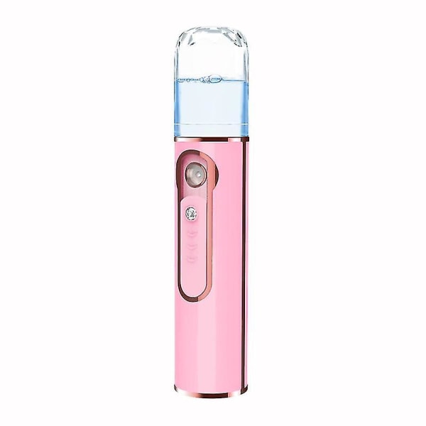Bærbar håndholdt skjønnhetsinstrument luftfukter Rosa