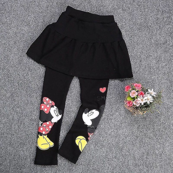 Mickey og Minnie leggings til børn Black 3-4 Years