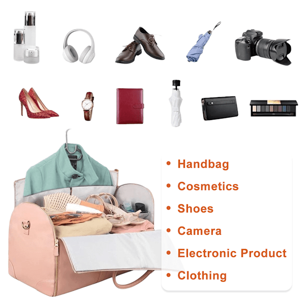 Resväska för resor, handbagage resväska, hängande resväska kostym weekendväska