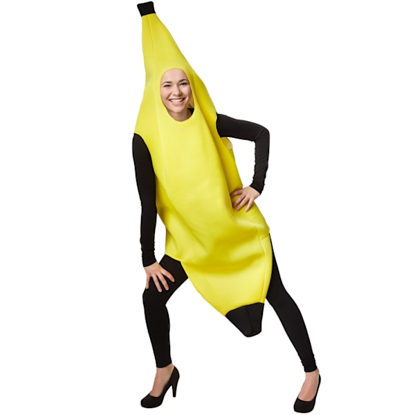 Udklædning Banan Yellow Yellow m