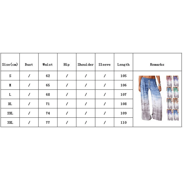 Fitness   Pants For Women High Waist Gradient Bootcut For Exercise Fitness Outside Clothing-1 CMK Blue M