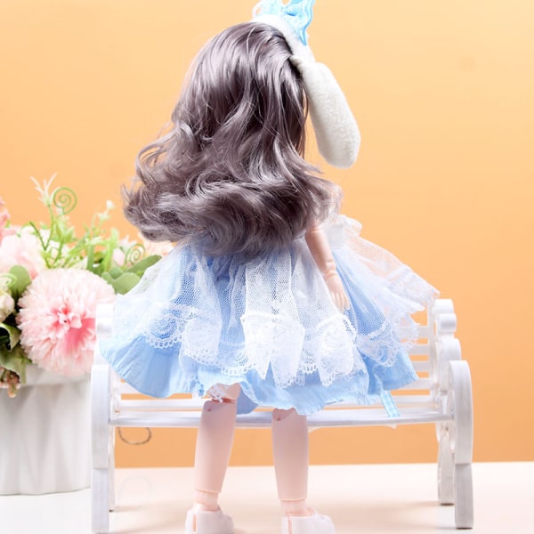 【Tricor butik】 Dress Up Barbie Doll | Doll Play House Set | Flickpresenter och barnleksaker C2