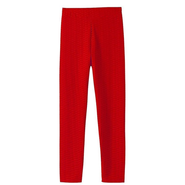 Superstretch-leggings med høy midje for kvinner Red XL