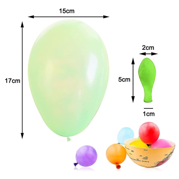 1000 kpl vesileluja ilmapalloja vedellä täytetty pallo