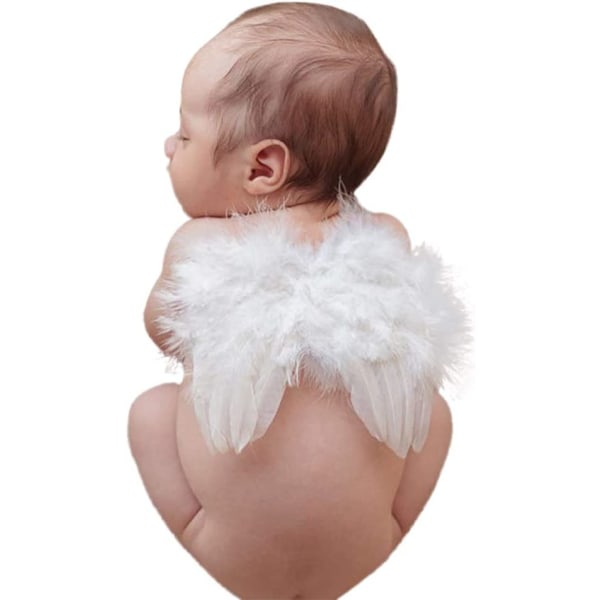 24 kpl Newborn Baby Angel Wings Feather Photo Prop Cosplay