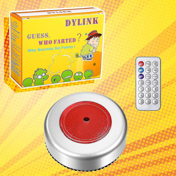 Aleko Fart Machine Remote Noise Maker Funny Gag Sound Machine Trådlös styrd Fart Toys Praktiska skämt Leksaker Prank
