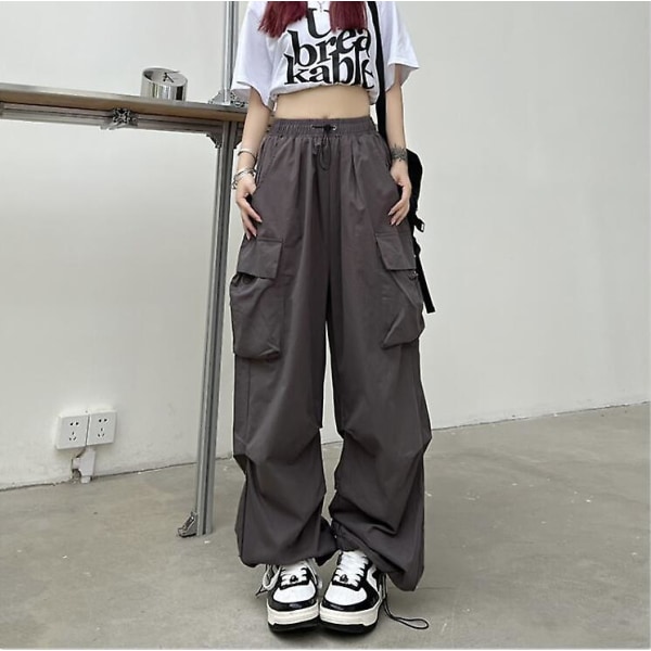 Dame nye våren løse uformelle Street Pants CMK GREY 3XL