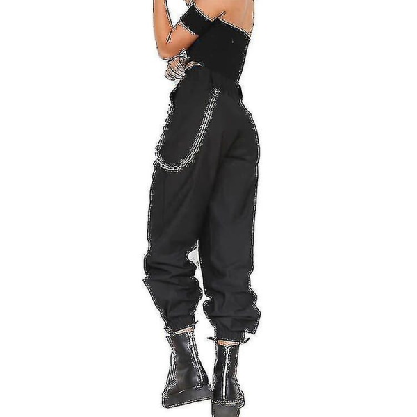 Women's Trousers Chain Sport Casual Trousers CMK black M