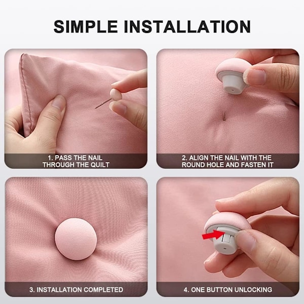 12 st svamp täcke klämmor halkfria täcke hållare klämmor täcke hållare fixator för filt lakan gardin strumpor madrassöverdrag Pink