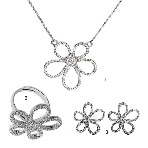 Legering Materiale Hule Blomst Smykker Blomster Bryllupssmykker Til Kvinde Piger CMK Earrings