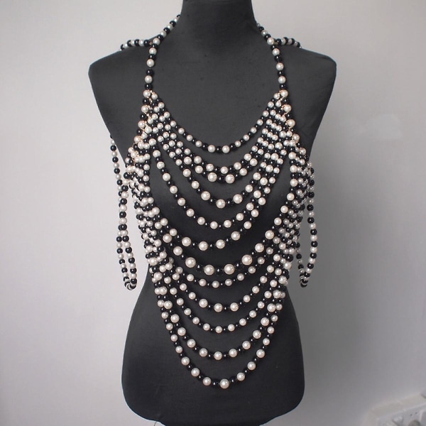 Dame Pearl Body Chain smykker