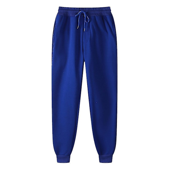 Menn Bukser Joggebukser Hip-hop Bukser Leggings Vatterte Casual Bukser - Perfekt Blå Blue S