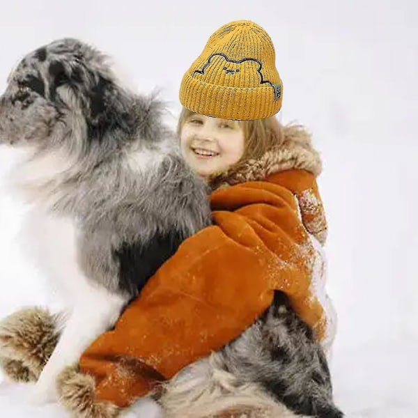 Kids Beanie Hat For Gutter Jenter, Hats Winter