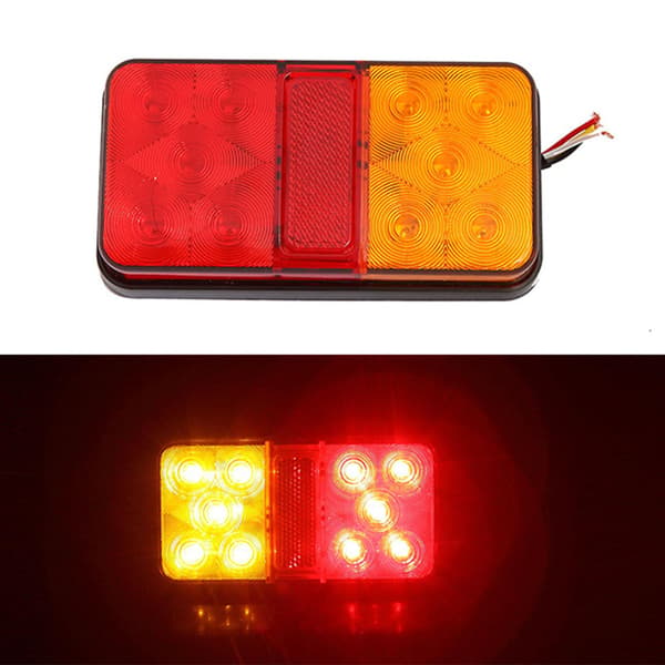 LED-baglygte til trailer, lastbil, campingvogn, båd (12*80V)