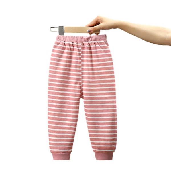 Children's cartoon cute print soft casual pants Red Bar 1-2T