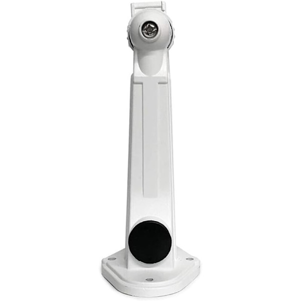 1 stk mini veggprojektorfeste, lengde 16-20 cm i aluminium, egnet for videoovervåking/kamera/projektor/webkamera - 360° rotasjon (hvit)