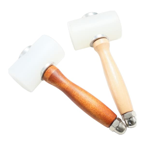 Læder Carving Craft Hammer Tool Kit Kohud Stansning Sømnad A