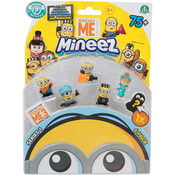 12-pack Minions Dumma Mej Mineez Deluxe Figurer S1 multicolor