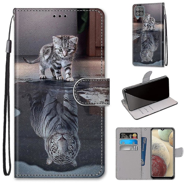 Samsung Galaxy A12 Cat Becomes Tiger Mobile Case