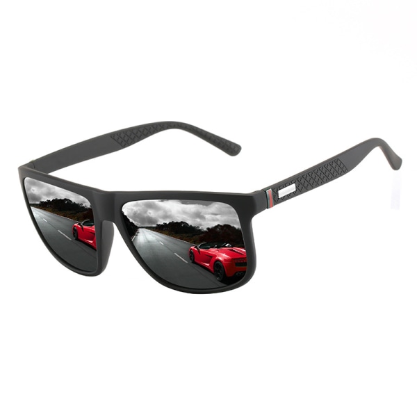 Klassiske polariserede solbriller til mænd og rektangulære UV400 solbriller