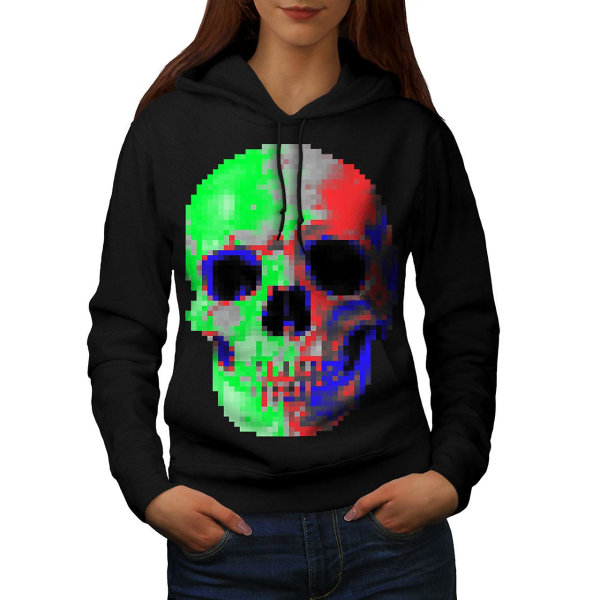 Pixel Metal Bad Guy Dam BlackHoodie | Wellcoda CMK Black 2X-Large