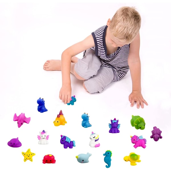 36-pack Mochi-leksaker Kawaii djur samling Anti-stress leksakspack Söt djur Dumplings Nyp kul för barn Pojkar Flickor Festgåvor Födelsedagspresenter