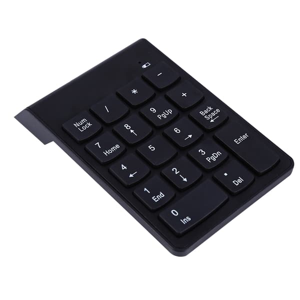HF Mini USB Numerisk Tastatur med 18 Taster til Laptop og Stationær Computer