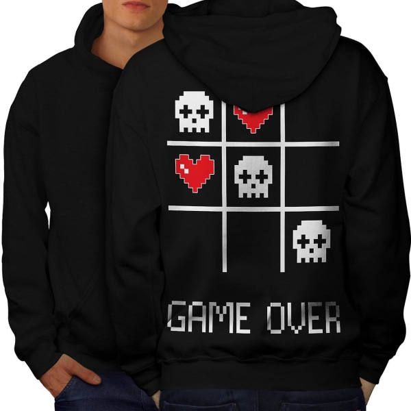 Game Geek Computer Geek Mænd BlackHoodie Tilbage | Wellcoda CMK Black 5X-Large