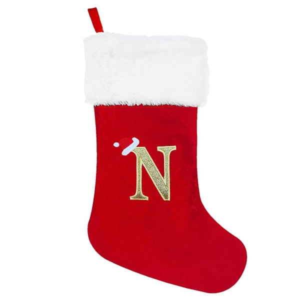 Personalized Christmas Stockings - Festive Ambiance With Precision Large Red N