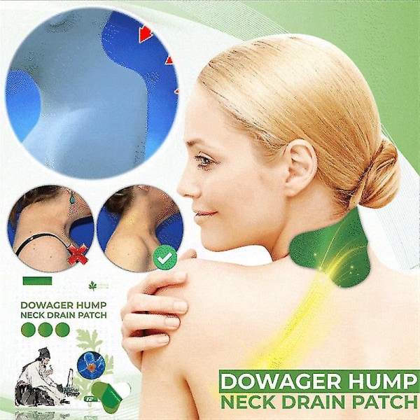 Hump ​​Neck Drain Patch 12 kpl Koiruoho Neck Patch Body Pain Helpotusta